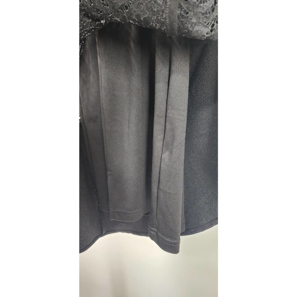 Karl Lagerfeld Black‎ Lace Tulip Hemline Sleeveless Dress Knee Length Size 2 - Picture 14 of 16